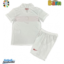 Tyrkia Hjemmedraktsett Barn EM 2024 Kortermet (+ Korte bukser)